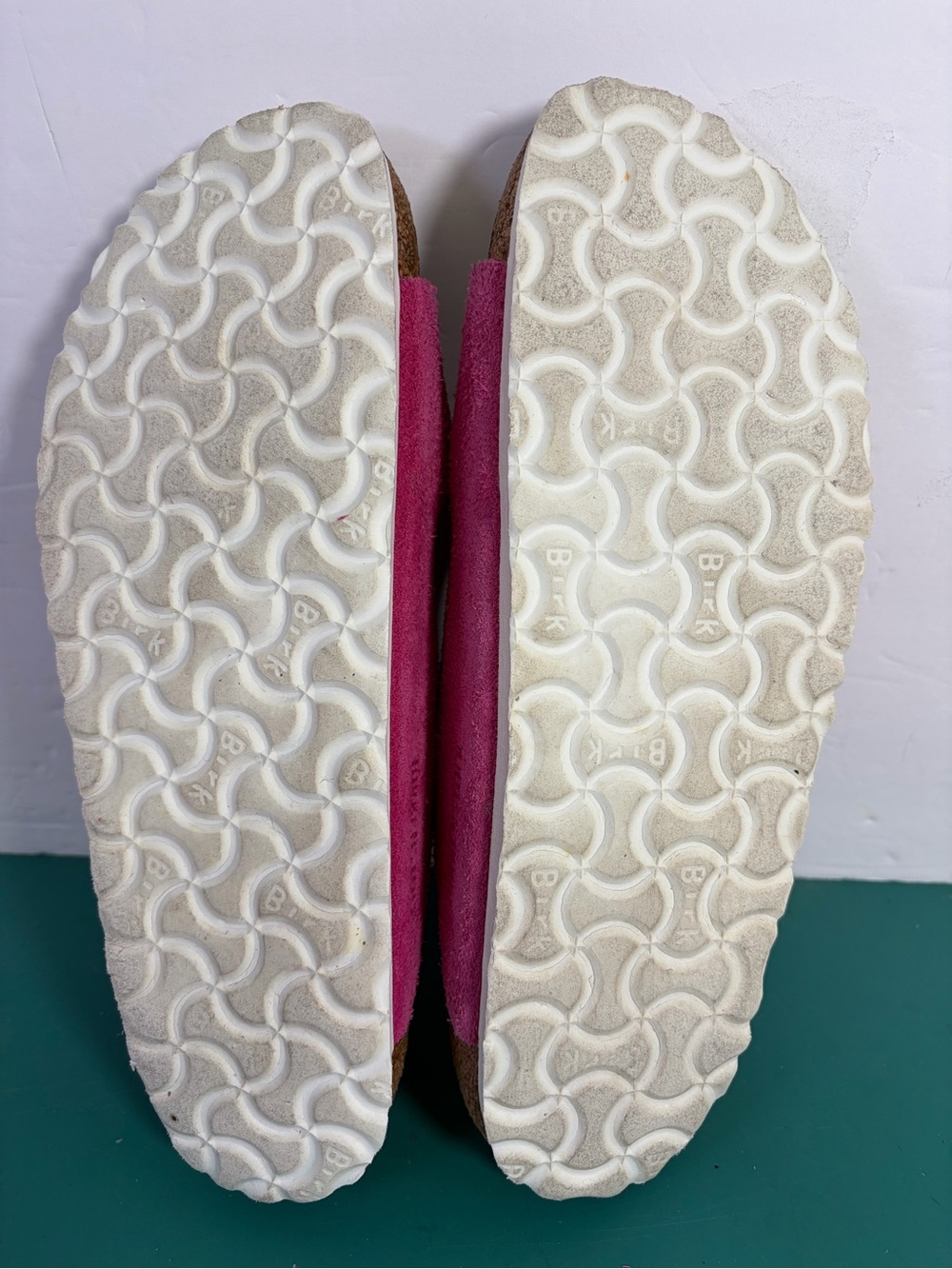 Birkenstock Boston Soft Footbed Pink Suede Clogs Sandals EU 40 US 9 Women - Picture 9 of 11